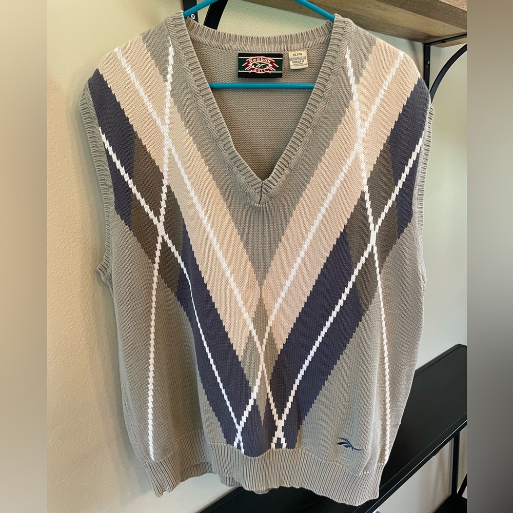 Vintage Men’s Reebok Golf Sweater Vest Size XL